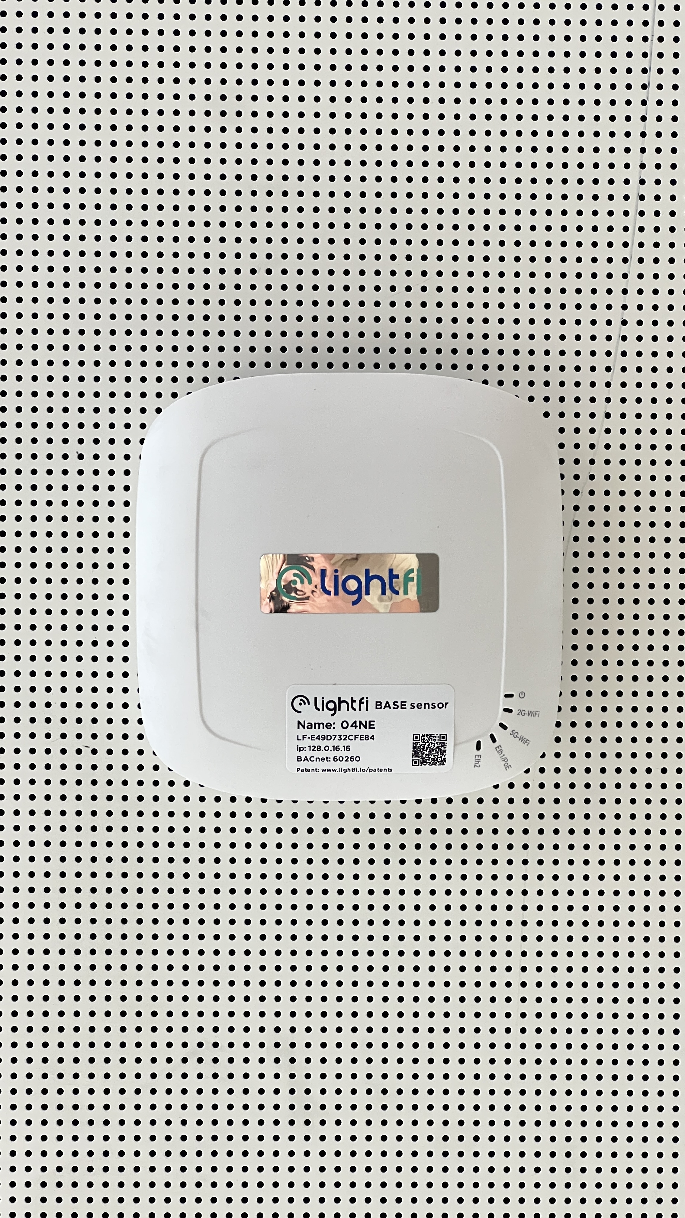 Light-Fi BASE Sensor for Presence Monitoring